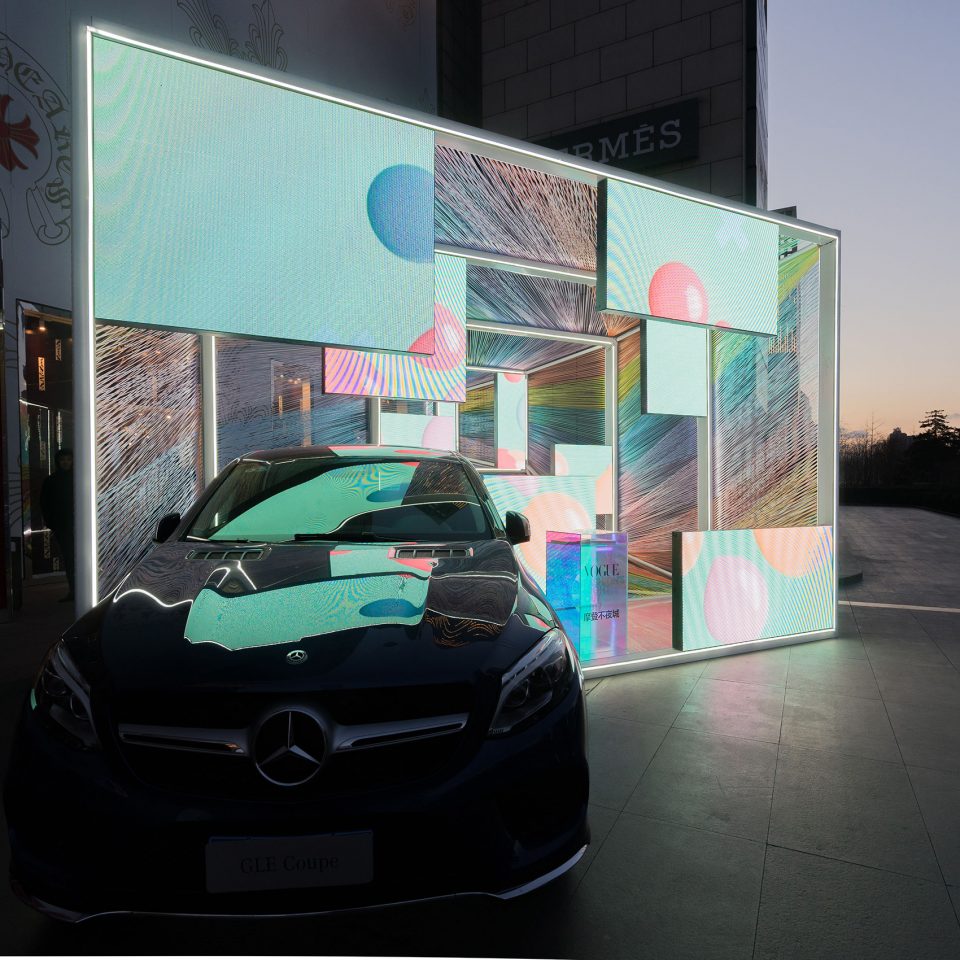 vogue fno showcase installation china by soda architects