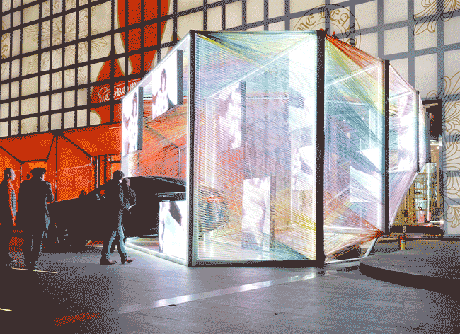 vogue fno showcase installation china by soda architects
