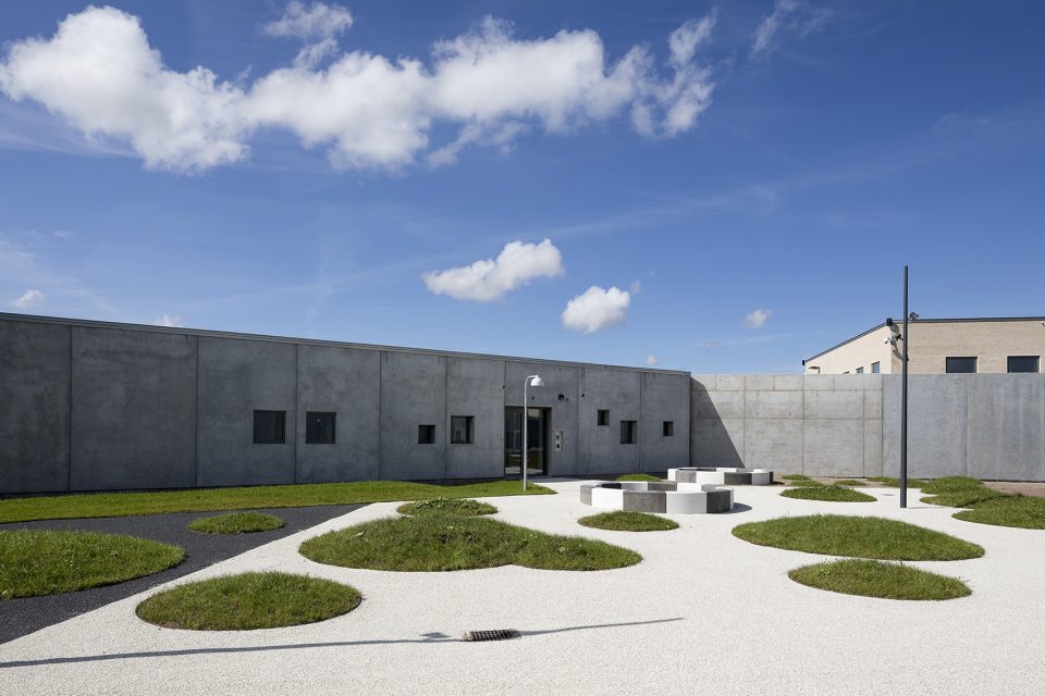 landscape design of storstrom state prison by marianne levinsen landskab