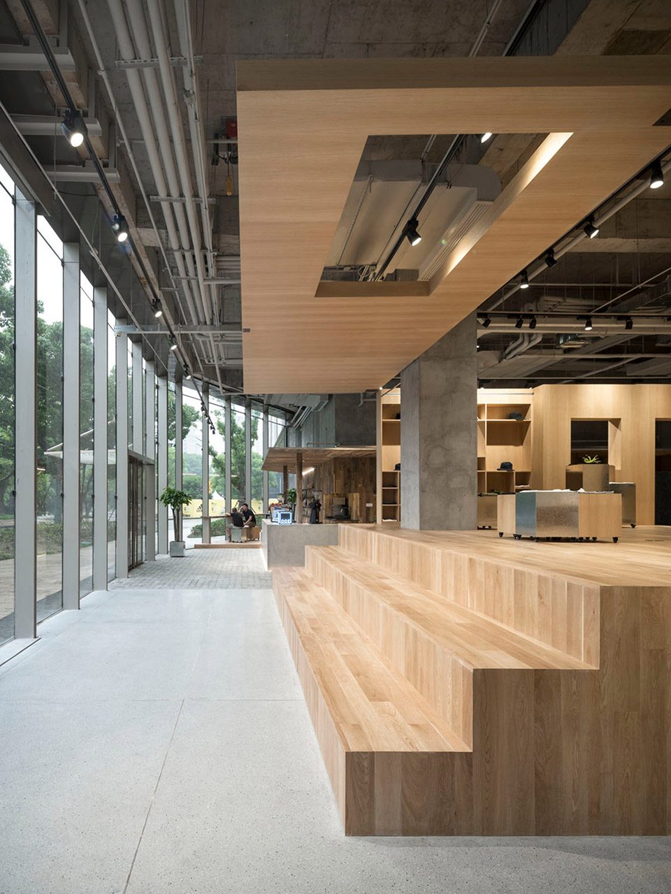 doe store in shanghai by b l u e architecture studio