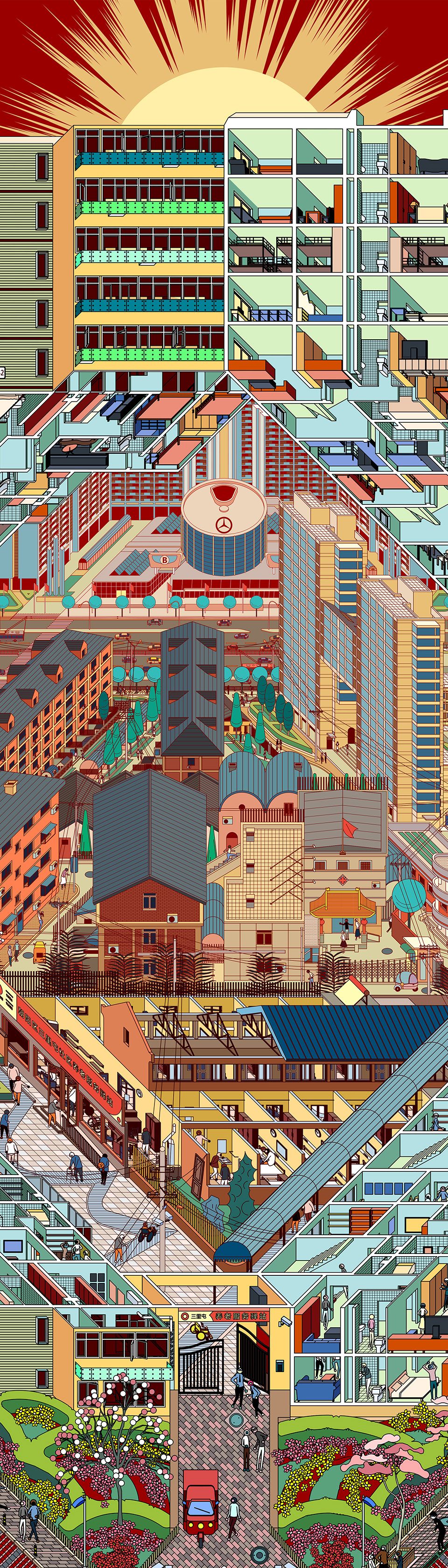 The Samsara of Building No.42 on Dirty Street by Drawing Architecture Studio