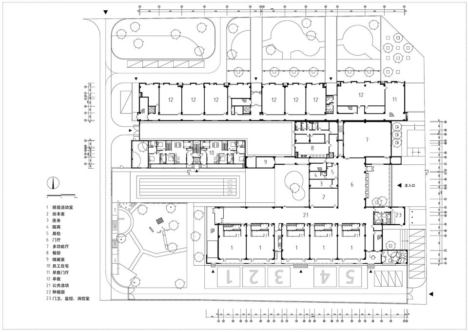 1F Raffles Kindergarten interval architects