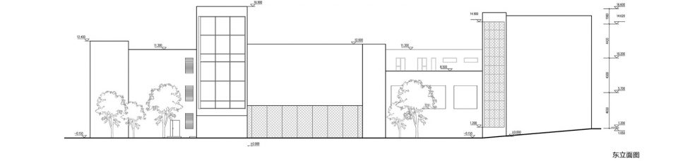 east elevation Raffles Kindergarten interval architects