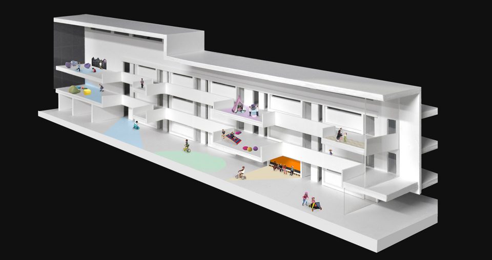 model picture Raffles Kindergarten interval architects