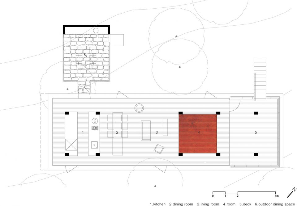Yeoyeodang 1F plan JHW IROJE architects