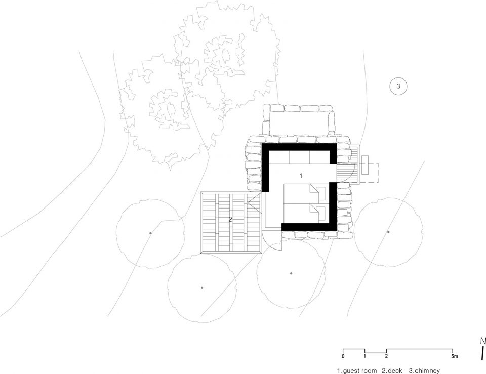 Chungbang 1F plan JHW IROJE architects