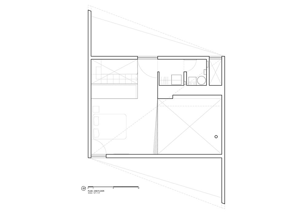 Cabin On A Rock by I KANDA ARCHITECTS