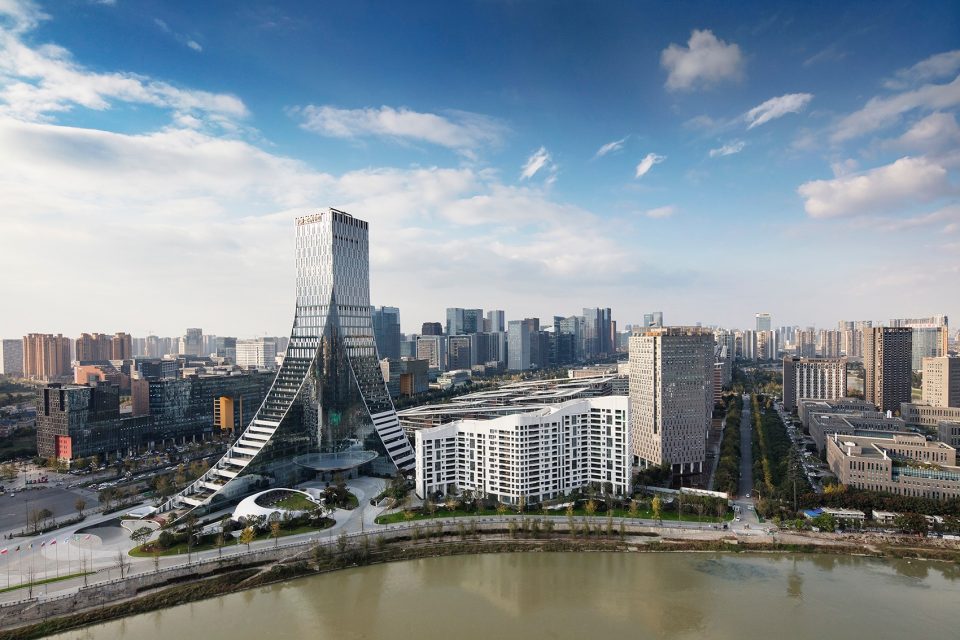 Icon Yunduan Tower Chengdu China by PES Architects