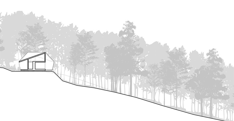 Cabin On A Rock by I KANDA ARCHITECTS