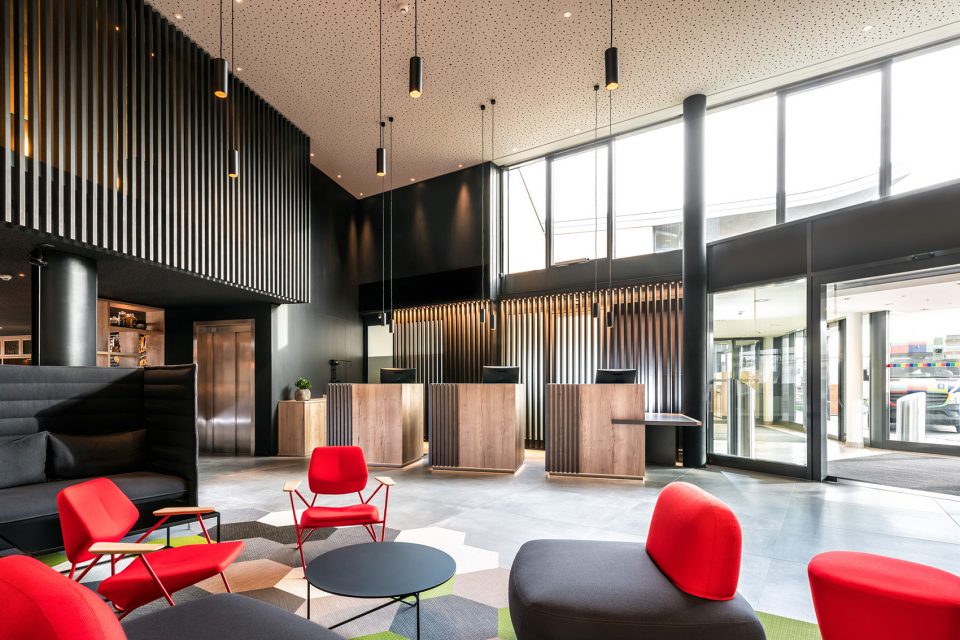 Lobby Bocca Buona Restaurant by Pinch of Design