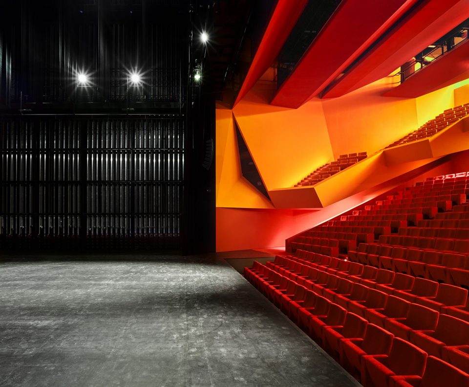 theodore gouvy theatre in freyming merlebach by dominique coulon associes