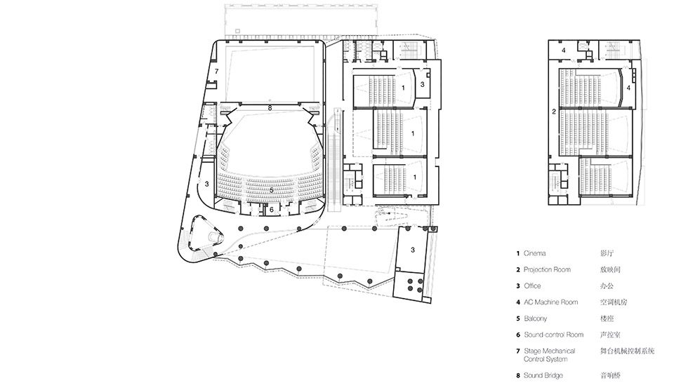 Shanghai Hongqiao Performing Arts Center by BAU