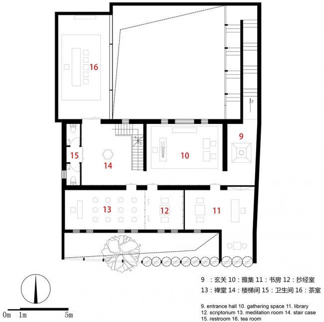 Ding Hui Yuan Zen Tea Chamber by 3andwich Design