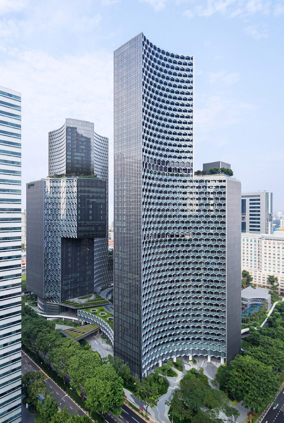 DUO Twin Towers Singapore by Büro Ole Scheeren