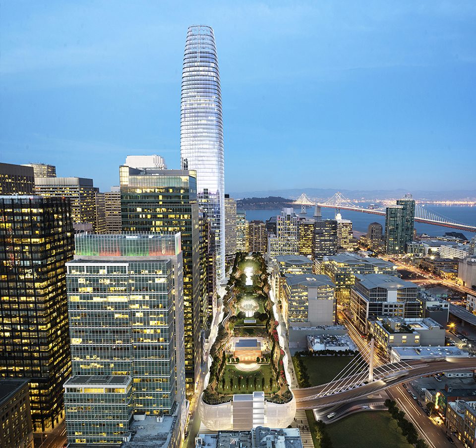 Salesforce Tower and Transit Center by Pelli Clarke Pelli Architects