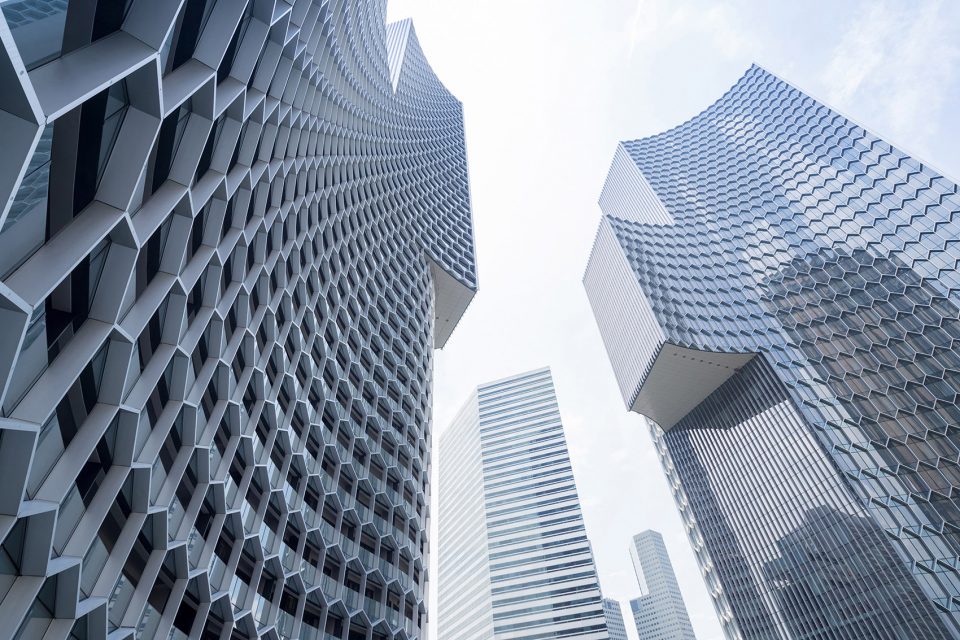 DUO Twin Towers Singapore by Büro Ole Scheeren
