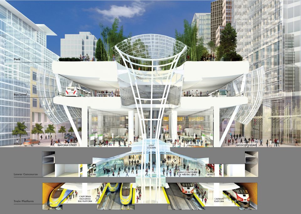 Salesforce Tower and Transit Center by Pelli Clarke Pelli Architects
