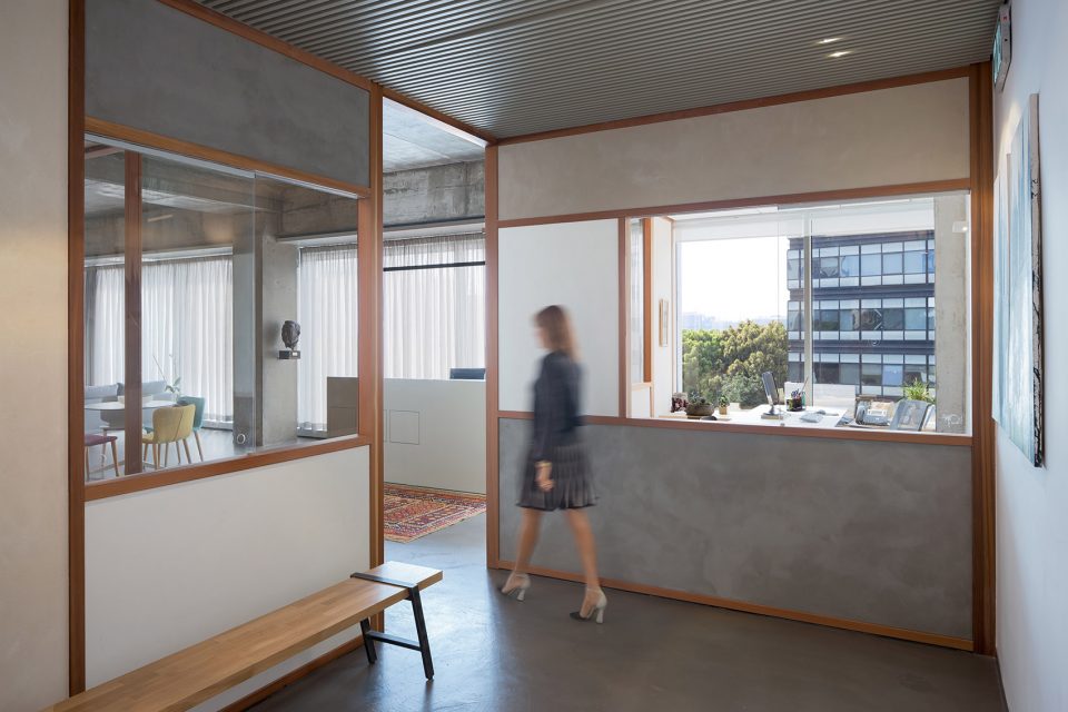 Lautman fund offices Tel Aviv Israel by Architect Raphael Cohen Architect Zach Ronen