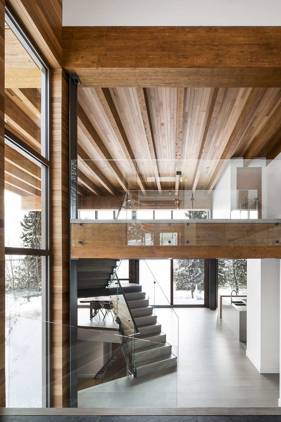 LAccostée House by Bourgeois Lechasseur architects
