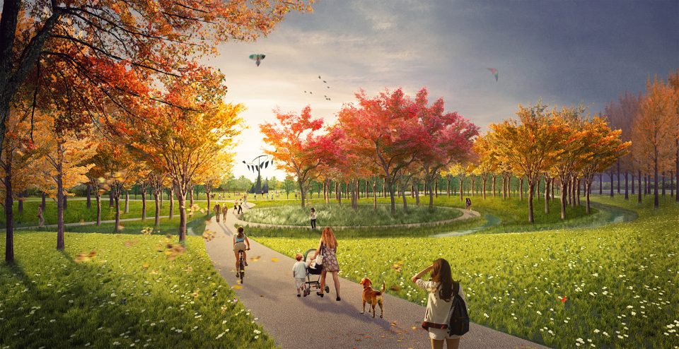 Lingang Ring Park China by Sasaki