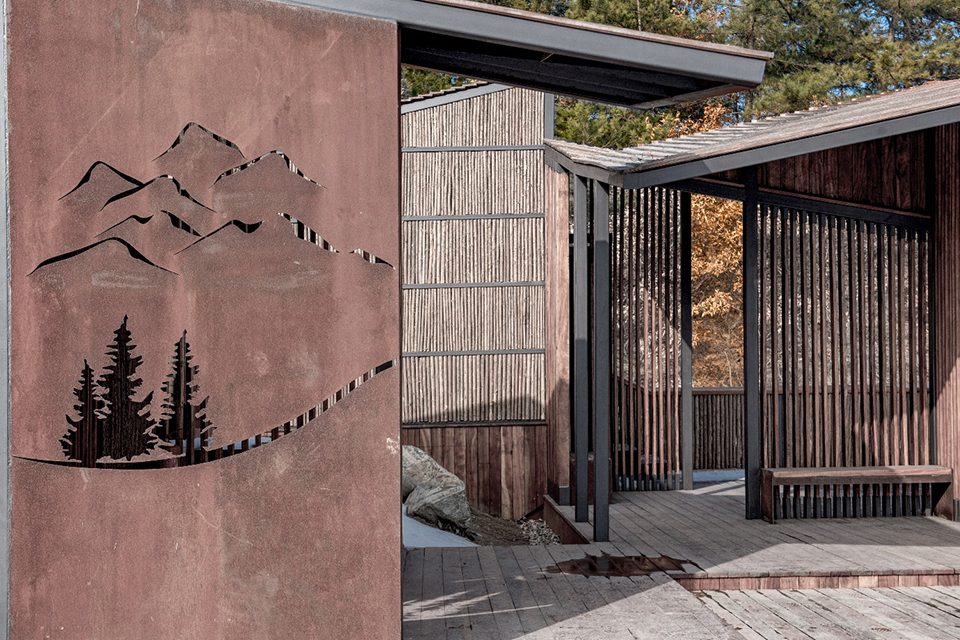 Restroom in the Mountains China by Lab DH