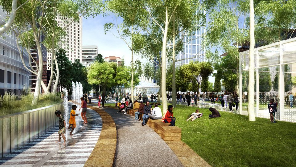 Salesforce Tower and Transit Center by Pelli Clarke Pelli Architects