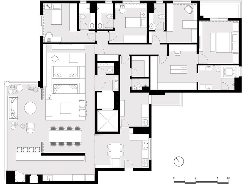 Apartment AML by David Ito Arquitetura