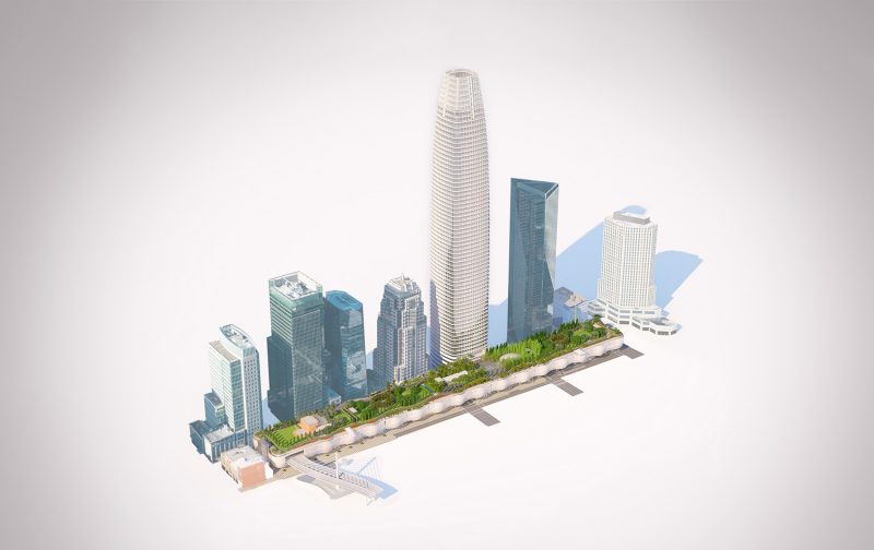 Salesforce Tower and Transit Center by Pelli Clarke Pelli Architects