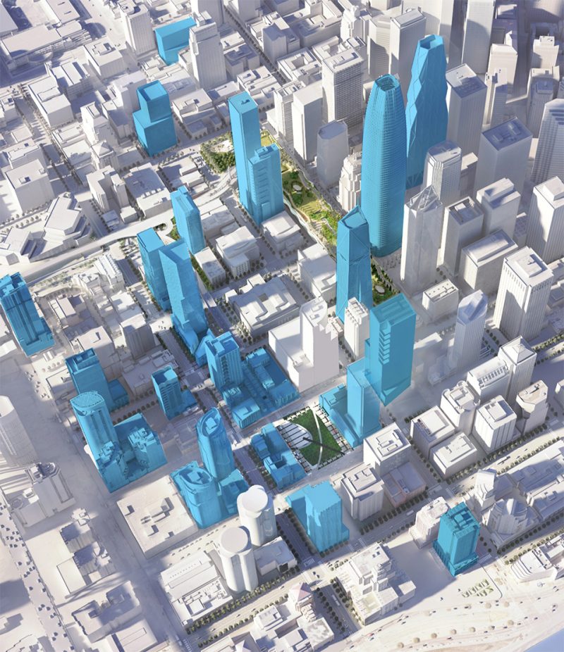 Salesforce Tower and Transit Center by Pelli Clarke Pelli Architects