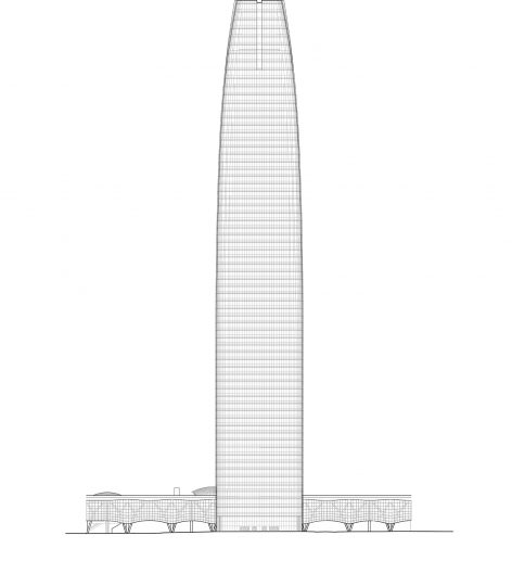 Salesforce Tower and Transit Center by Pelli Clarke Pelli Architects