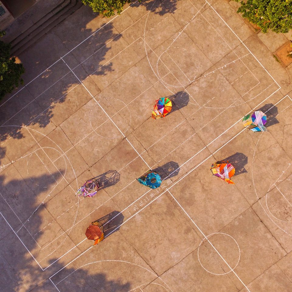 Space Installation Construction Summer Camp China by One Take Architects