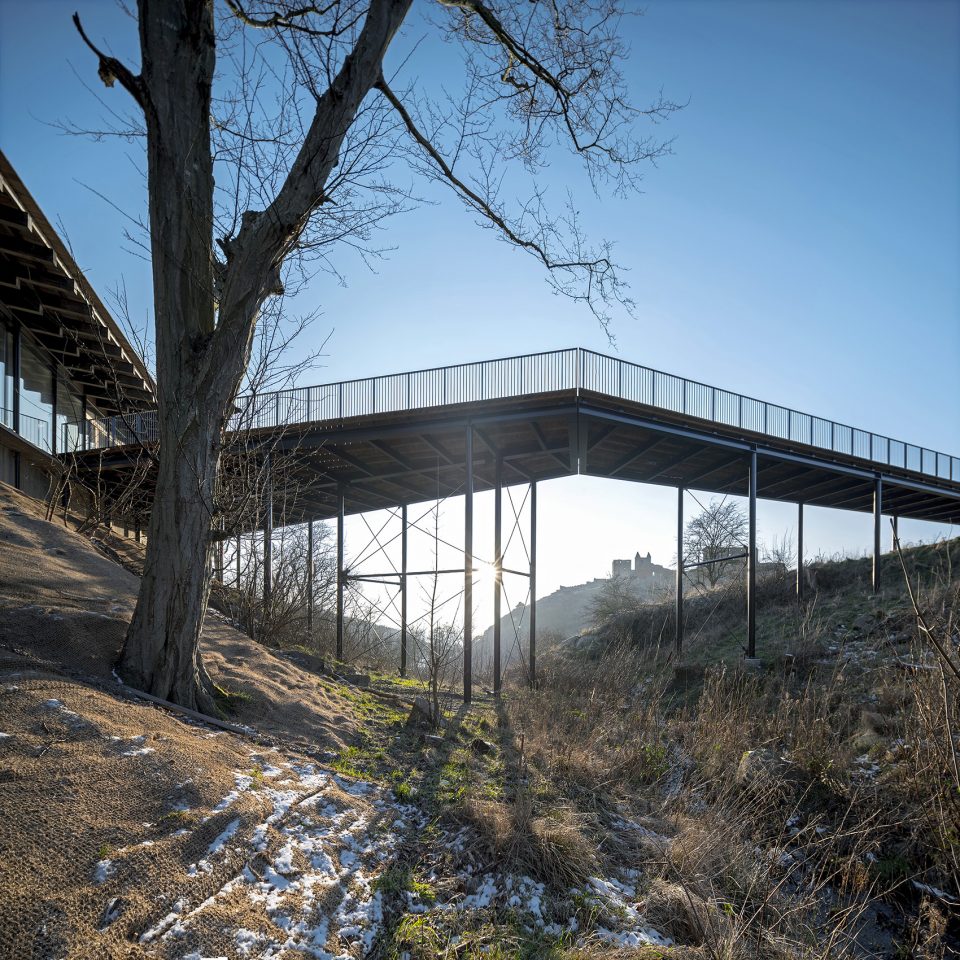 New Visitor Centre at Hammershus Castle Ruin by Arkitema Architects