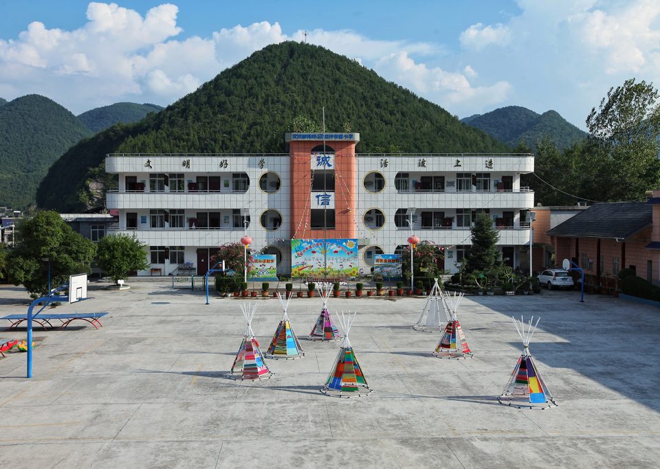 Space Installation Construction Summer Camp China by One Take Architects