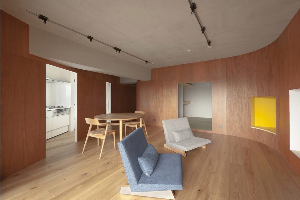 A Draped Wall in Ikebukuro Japan by Tailored design Lab