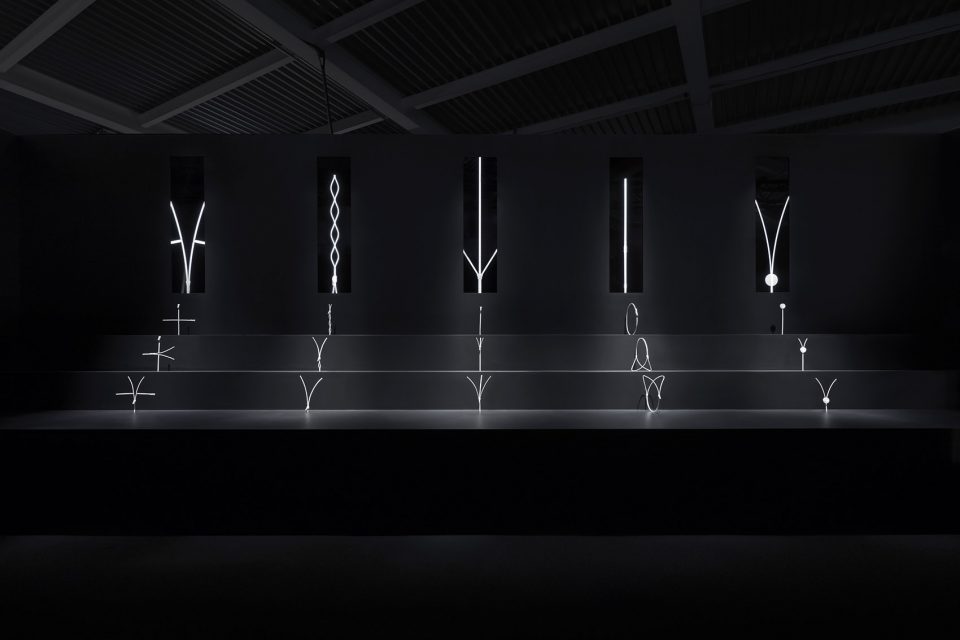 Exhibition forms of movement for Milan Design Week by nendo