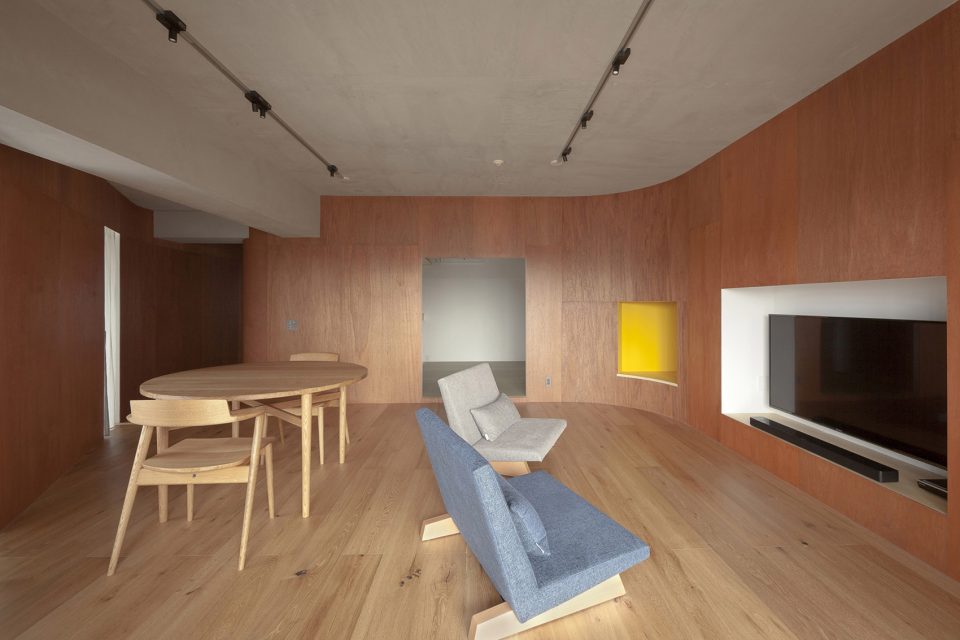 A Draped Wall in Ikebukuro Japan by Tailored design Lab