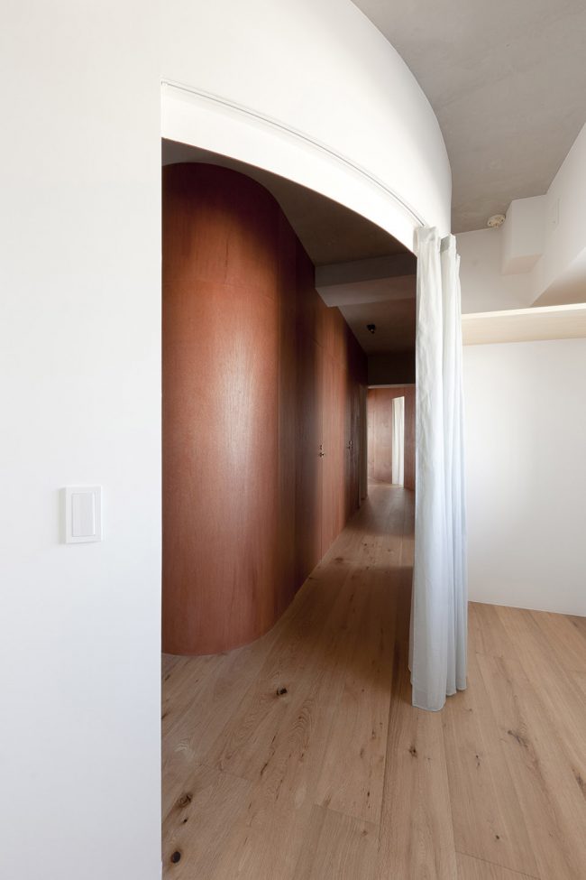 A Draped Wall in Ikebukuro Japan by Tailored design Lab