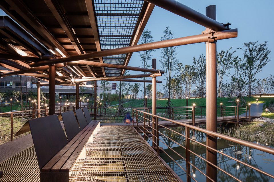 Demonstration Section of Yangpu Riverside Public Space by Original Design Studio