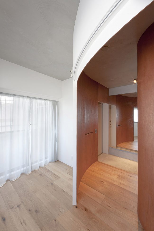 A Draped Wall in Ikebukuro Japan by Tailored design Lab
