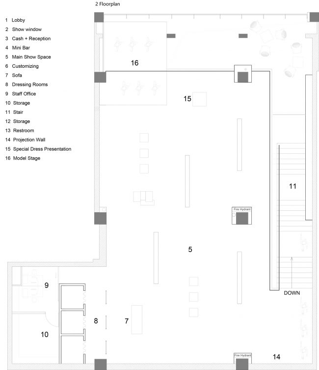 31 shades of grey fashion art gallery by circle studio shanghai