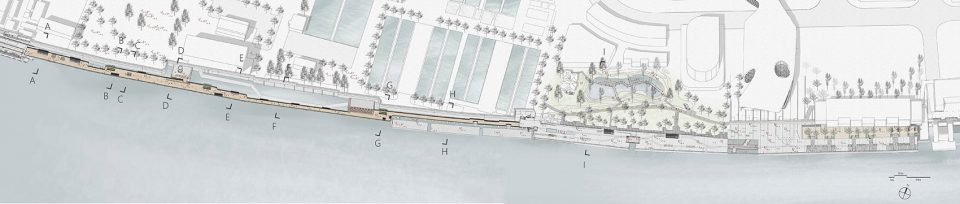 Demonstration Section of Yangpu Riverside Public Space by Original Design Studio
