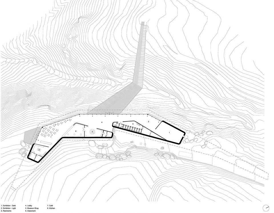 New Visitor Centre at Hammershus Castle Ruin by Arkitema Architects