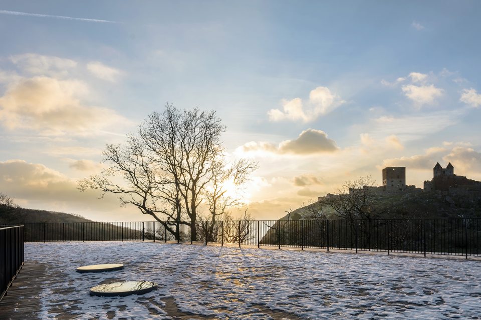 New Visitor Centre at Hammershus Castle Ruin by Arkitema Architects