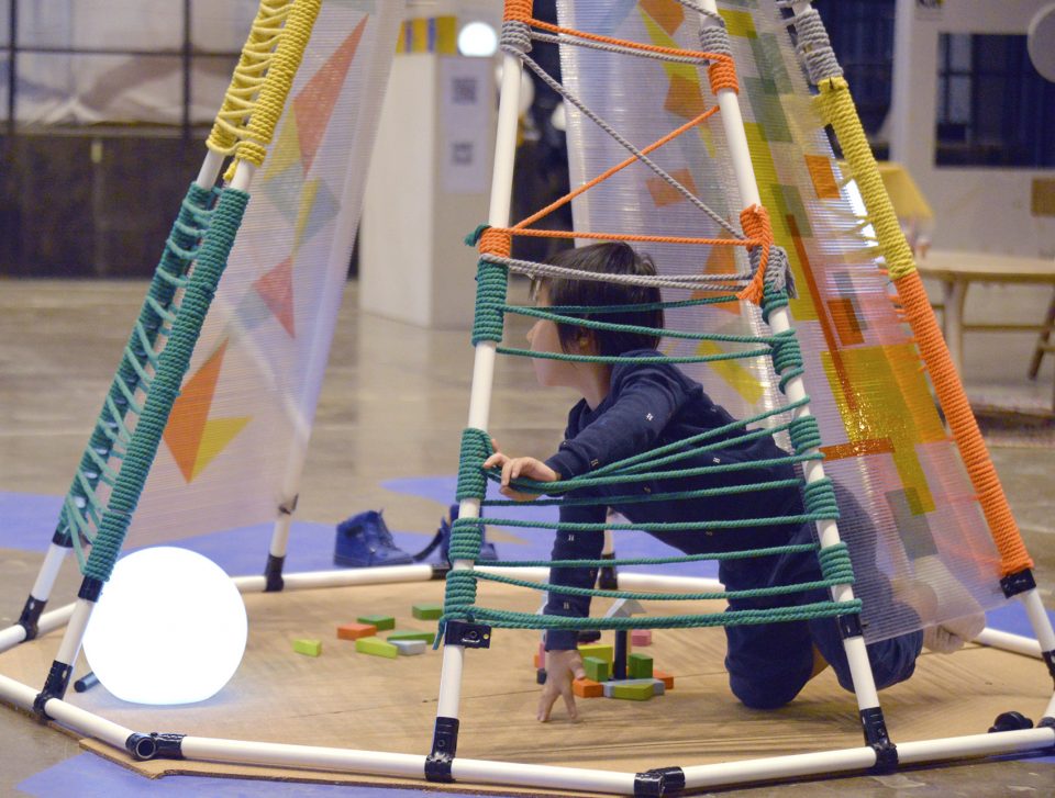 Space Installation Construction Summer Camp China by One Take Architects