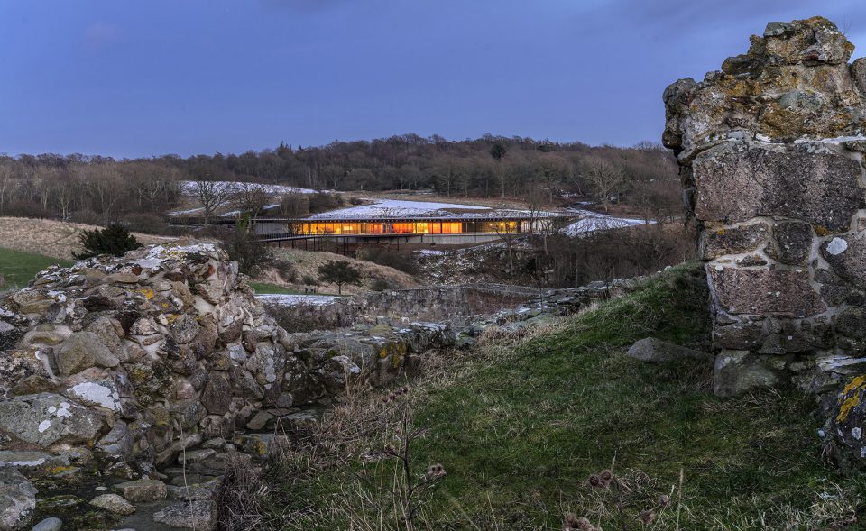 New Visitor Centre at Hammershus Castle Ruin by Arkitema Architects
