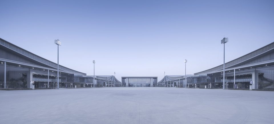 perspective view1 Changsha International Convention and Exhibition Center TJAD