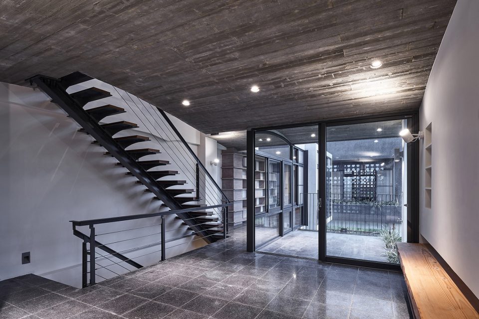 public space1 opening row house emerge architects