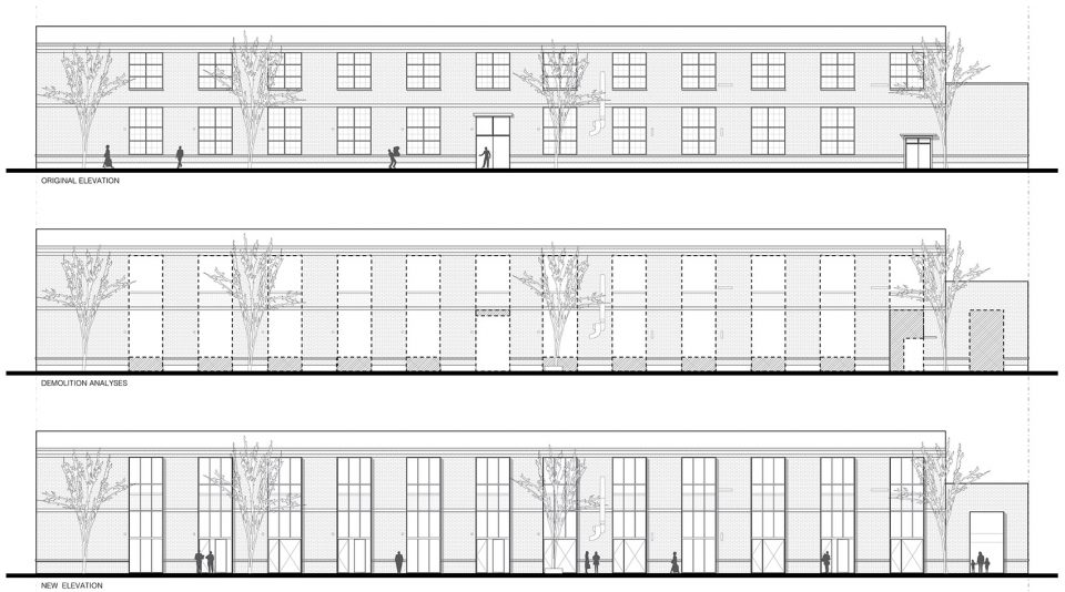 Superimpose Factory Re veil 020 External Elevations
