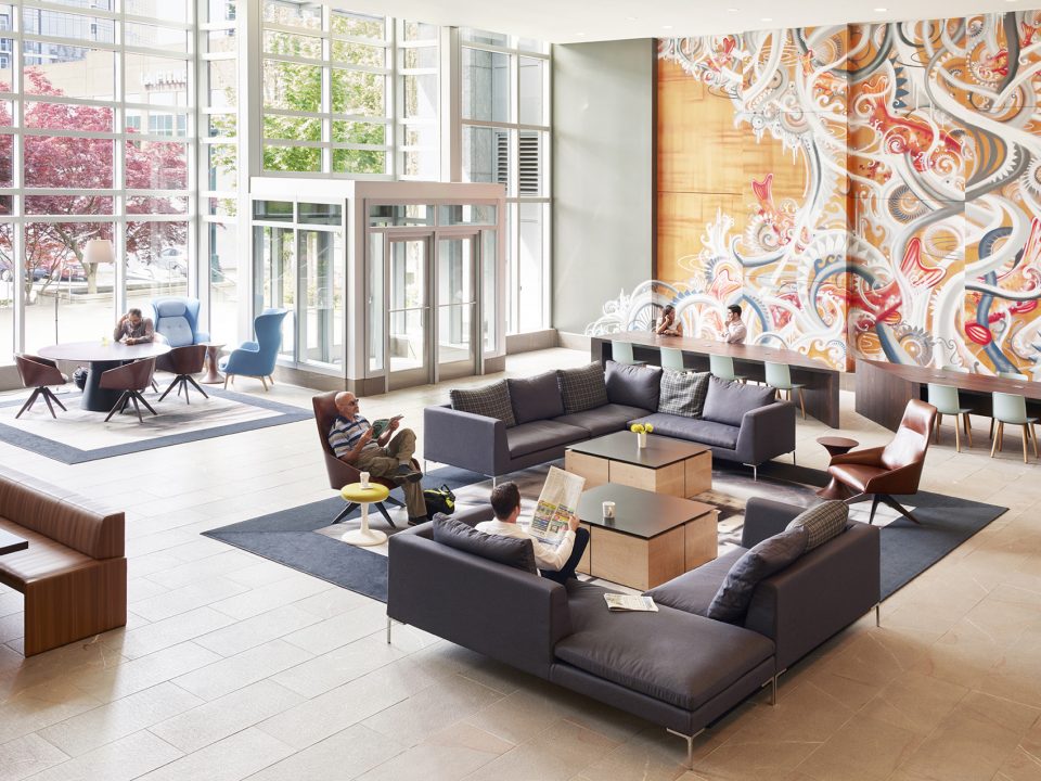 Key Center Lobby Reposition by SkB Architects