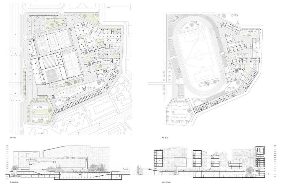 Futian high school campus by reMIX studio